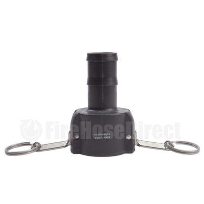 Plastic 2" Female Camlock to Hose Shank (USA)