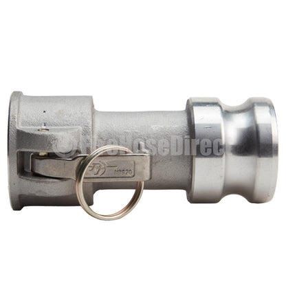 Aluminum 1 1/2" Female Camlock x 1" Male Camlock (USA)