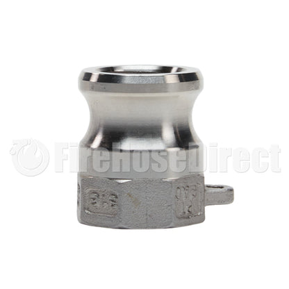 Stainless Steel 3/4" Male Camlock x 3/4" Female NPT (USA)