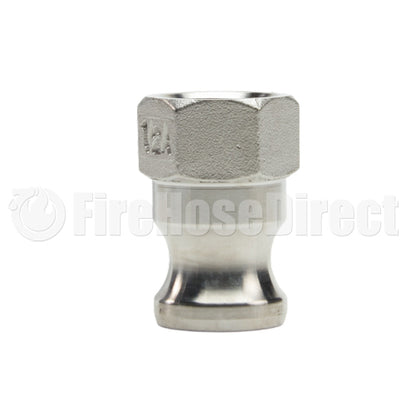 Stainless Steel 1/2" Male Camlock x 1/2" Female NPT (USA)