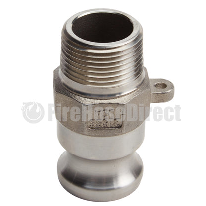 Stainless Steel 1" Male Camlock x 1" NPT Male (USA)