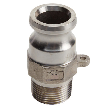 Stainless Steel 1" Camlock Male x 1" NPT Male (USA)