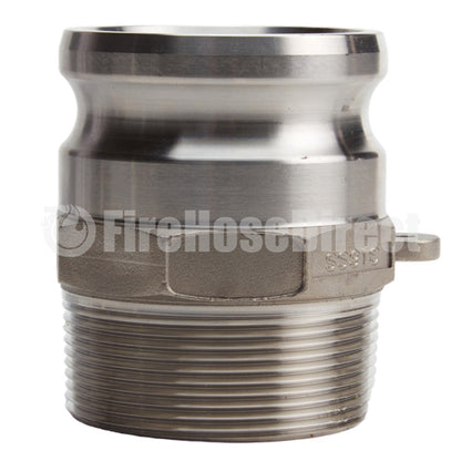 Stainless Steel 3" Camlock Male x 3" NPT Male (USA)