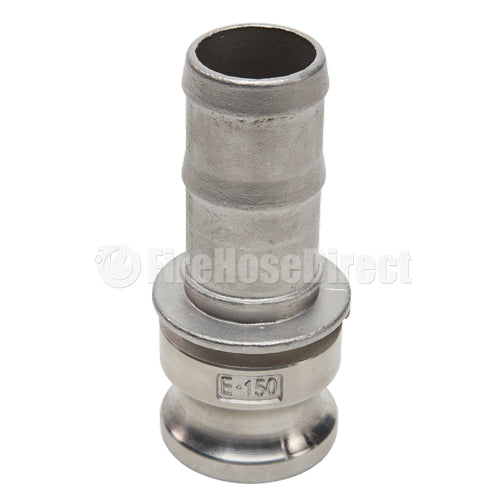 Stainless Steel 1 1/2" Male Camlock to Hose Shank (USA)