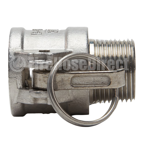 Stainless Steel 1" Female Camlock x 1" Male NPT (USA)