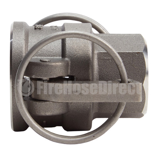 Stainless Steel 3/4" Female Camlock x 3/4" Female NPT (USA)