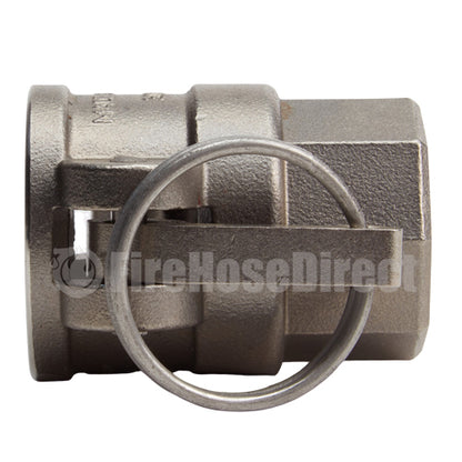 Stainless Steel 1" Female Camlock x 1" Female NPT (USA)