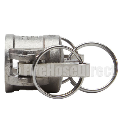 Stainless Steel 1/2" Camlock Female Dust Cap (USA)