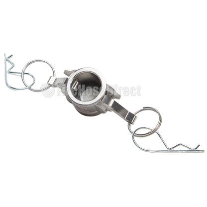 Stainless Steel 1/2" Camlock Female Dust Cap (USA)