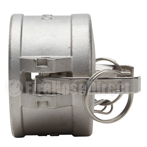 Stainless Steel 2 1/2" Camlock Female Dust Cap (USA)