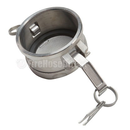 Stainless Steel 3" Camlock Female Dust Cap (USA)