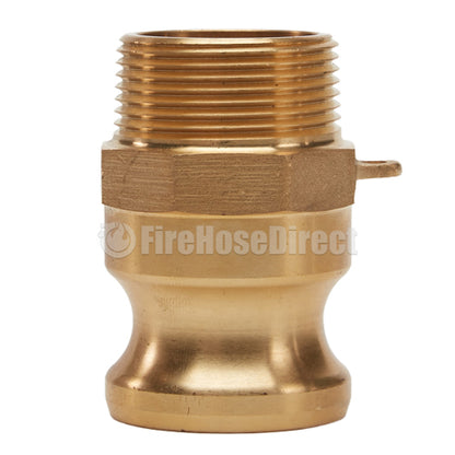 Brass 1 1/4" Male Camlock x 1 1/4" Male NPT (USA)