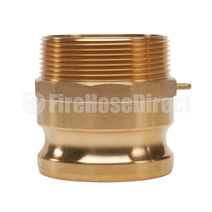 Brass 4" Male Camlock x 4" Male NPT (USA)