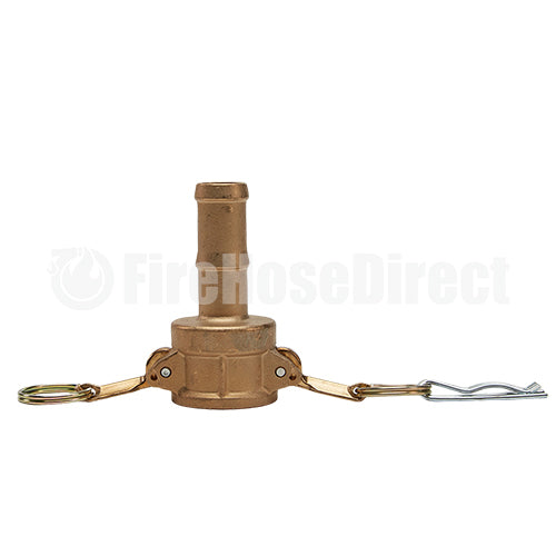 Brass 1/2" Female Camlock to Hose Shank (USA)