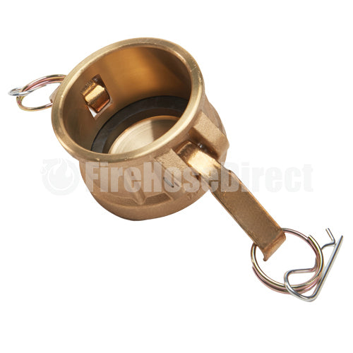 Brass 1 1/2" Female Camlock Dust Cap (USA)