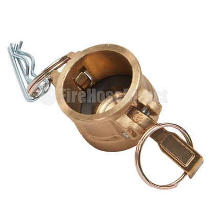 Brass 1/2" Female Camlock Dust Cap (USA)