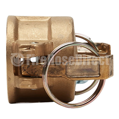 Brass 1/2" Female Camlock Dust Cap (USA)