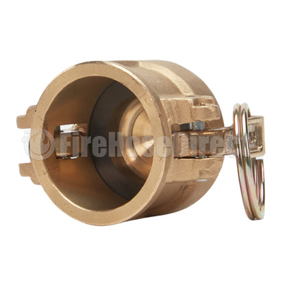 Brass 1/2" Female Camlock Dust Cap (USA)