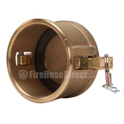 Brass 2 1/2" Female Camlock Dust Cap (USA)