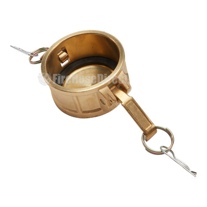 Brass 4" Female Camlock Dust Cap (USA)