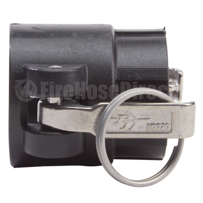 Plastic 1 1/2" Female Camlock x 1 1/2" Female BSP (USA)