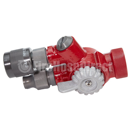 1" Red Twin Tip Forestry Nozzle (NPSH)