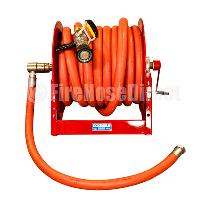 Live 1 1/2" Booster Fire Hose Storage Reel