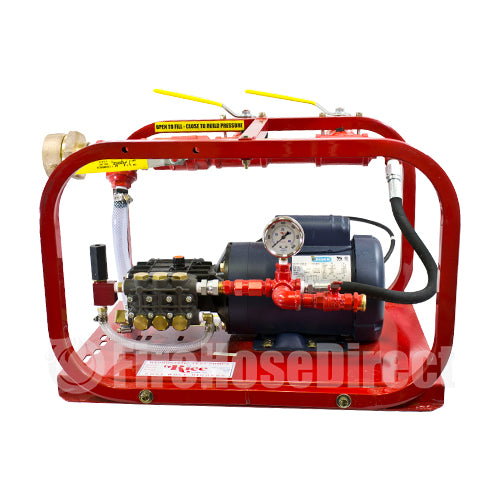 Two Outlet 3 GPM 500 PSI Electric Fire Hose Tester