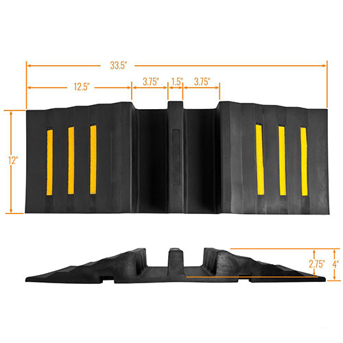 Dual Channel Hose Ramps - 2 1/2" Hoses