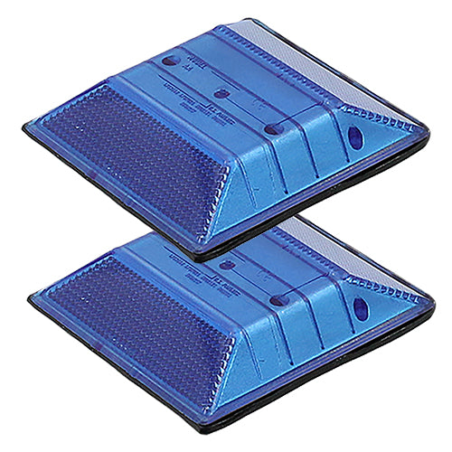 Peel-N-Stick Blue Reflective Road Marker (2 Pack)