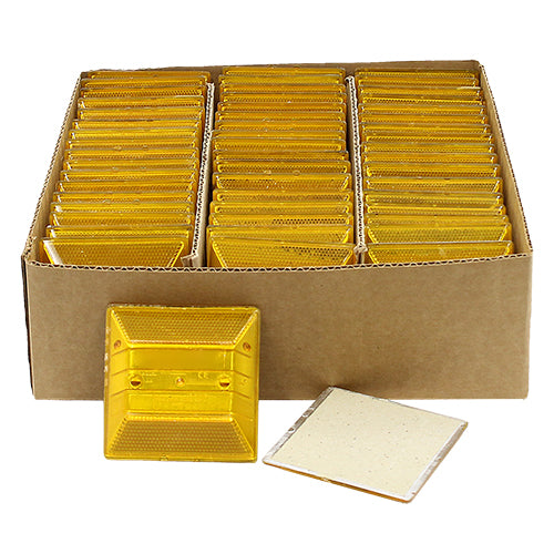 Yellow Reflective Road Marker (50 Pack)