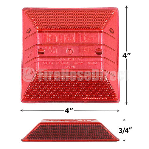 Red Reflective Road Marker (2 Pack)