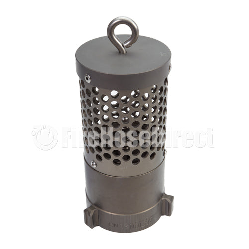 Aluminum 2 1/2" NH Barrel Strainer with Foot Valve (USA)