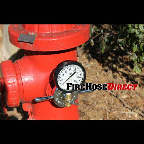 Aluminum 2 1/2" NH Long Handle Cap Gauge With Bleeder Valve