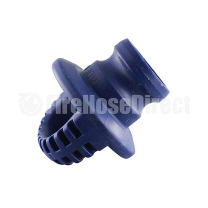 Blue 2" Polypropylene Male Safety Bump Plug