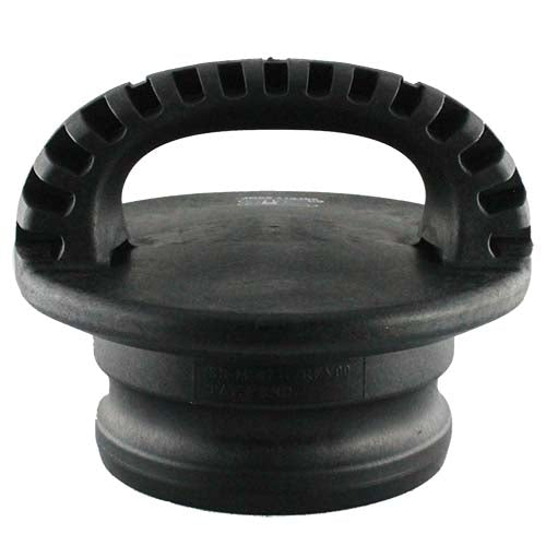 Black 2" Anti-Static Polypropylene Male Safety Bump Plug