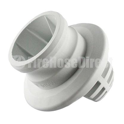 White 3" Food Grade Polypropylene Male Safety Bump Plug