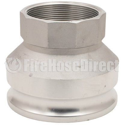 Aluminum 6" Male Camlock x 4" Female NPT