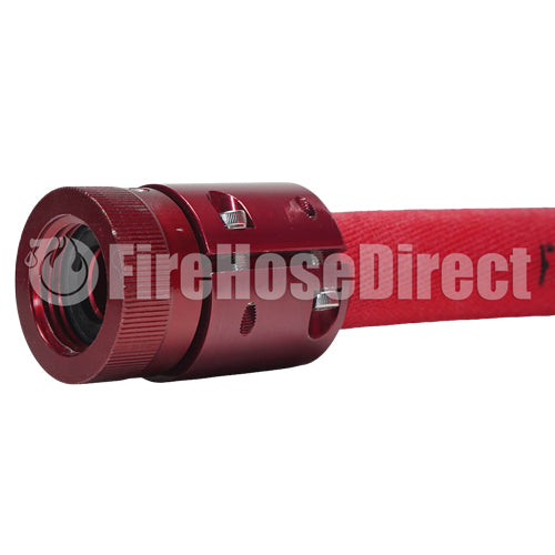 Red 1" x 50' Non-Collapsible Lightweight Hose (1" NH Threads - USA)