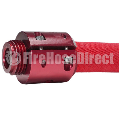 Red 1" x 100' Non-Collapsible Lightweight Hose ( 1" NH Threads - USA)