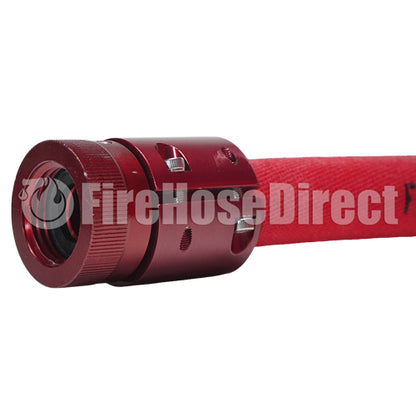 Red 1" x 100' Non-Collapsible Lightweight Hose ( 1" NH Threads - USA)