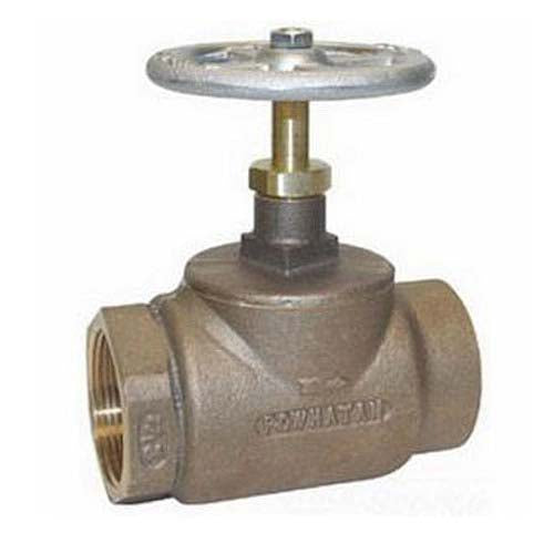 Brass Straight Globe Valve 2 1/2" Female NPT x 2 1/2" Female NPT