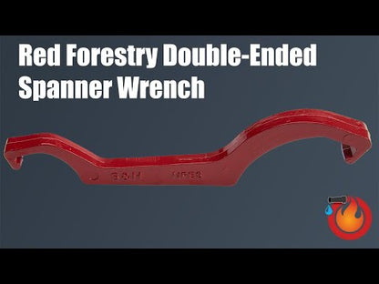 Red Forestry Double Ended Spanner Wrench