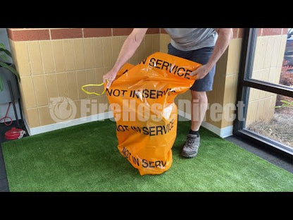 Orange Polypropylene Hydrant Bag