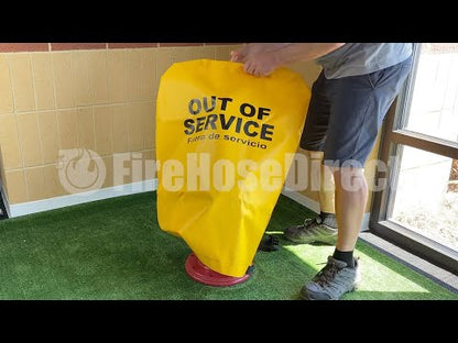 Yellow Hydrant Cover (Out of Service)